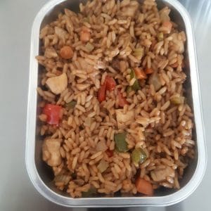 Riz frit au poulet